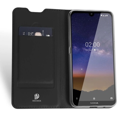 Púzdro DUX Peňaženkové Nokia 2.2 čierne