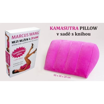 Kamasutra pillow v sadě s knihou Mezi mužem a ženami - Marcus Wang