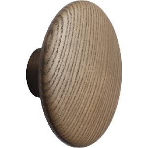 Muuto Кука за стена Dots Wood 9 см тъмнокафява (03329)