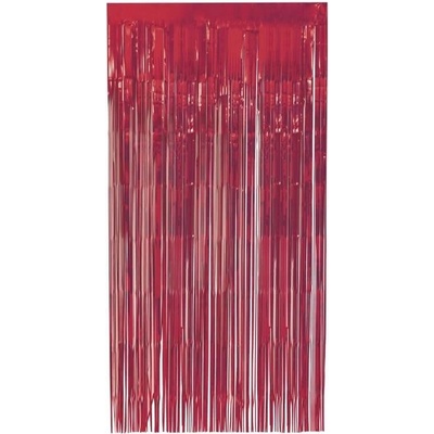 Červený party závěs 100 x 200 cm – Sleviste.cz