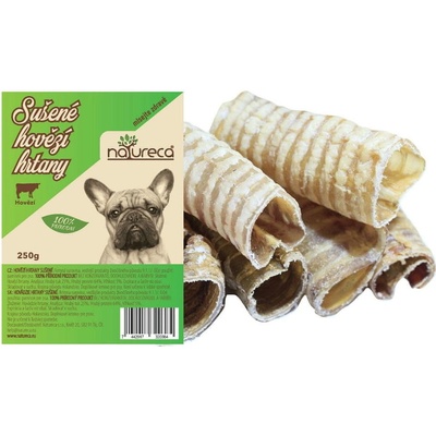 Natureca pochoutka Hovězí hrtany sušené 250 g