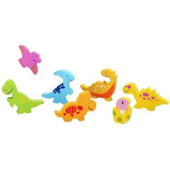 Image 1 of Classic World Детски пъзел от дърво с динозаври