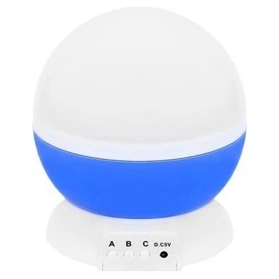 Projektor noční oblohy deluxe Modrá – Zboží Mobilmania