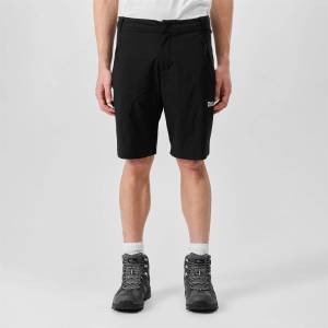 Jack Wolfskin Поларени къси панталони Jack Wolfskin Men's Fleece Jogger Shorts - Black