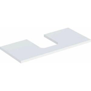 Geberit Плот за мивка Geberit One с централен изрез 105 см, матово бяло (505.274.00.2)