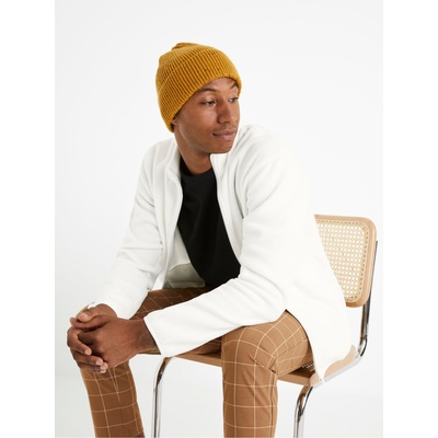 Celio Бяла мъжка поларена качулка Celio Cepolaire Celio | Byal | МЪЖЕ | S