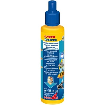 Sera Toxivec- Препарат за незабавна защита при силно замърсяване или при смяна на водата 250 мл