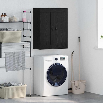 vidaXL Стенен шкаф Черния дъб 69, 5 x 34 x 90 см Инженерно дърво (882429)