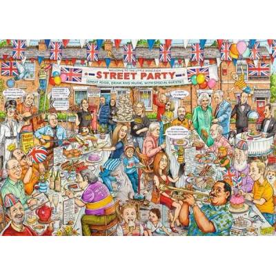 Ravensburger - Puzzle The Street Party - 1 000 piese