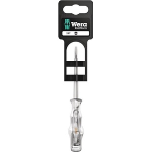 WERA Фазомер шлиц, 0.5x3.0x70, 150. . . 250Vac, 247 Kraftform Plus блистер - W100100 (W100100)