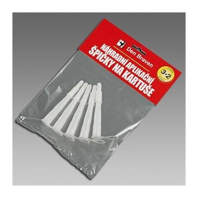 Den Braven S3121 - Náhradní aplikační koncovky, špičky na kartuše, silikony, tmely