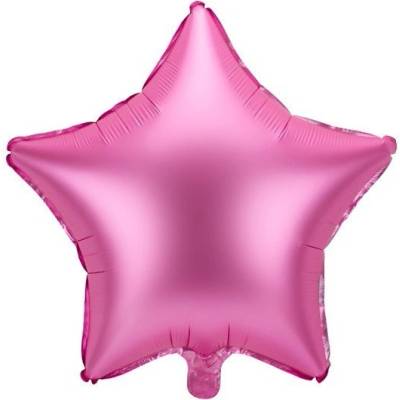 Party Deco Фолиев Балон Звезда в Розово, 48см (fb3s-081)