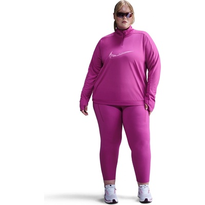Nike Фланелка с дълъг ръкав Nike Women's Long Sleeve Performance Running Top - Hot Fuchsia