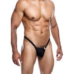 MOB Y Buns Thong Black S