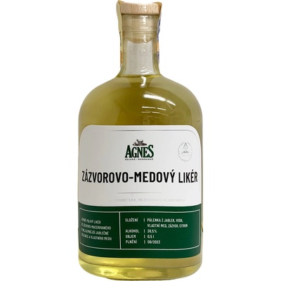 Agnes Zázvorovo-medový likér kosher 38,5% 0,5 l (holá láhev)