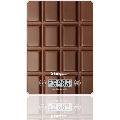 Beper P102BIL002 digitální kuchyňská váha Chocolate