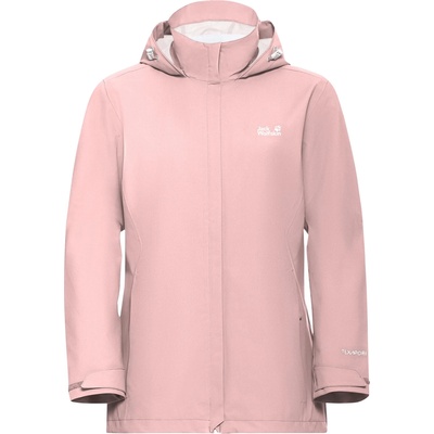 Jack Wolfskin Дамско водоустойчиво яке Jack Wolfskin Women's Trailtime 2L Jacket Waterproof jacket - Rosegarden - размер XL (102-4723-0615)