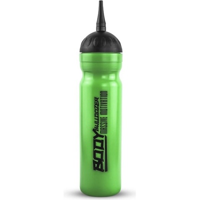 BodyBulldozer Športová fľaša MASSIVE MOTIVATION neónovo zelená 1000 ml - BodyBulldozer