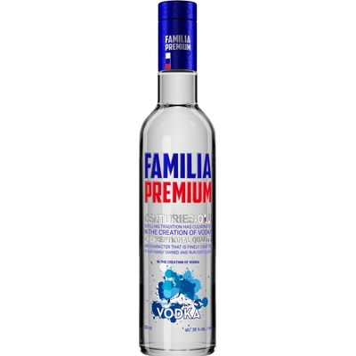 FAMILIA Premium Vodka 38% 0,5 l (čistá fľaša)