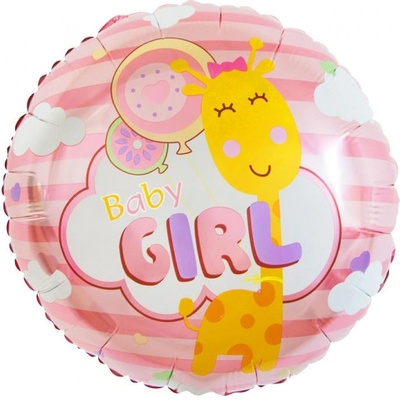 Godan Балон от фолио Момиченце, кръгъл, 45 см