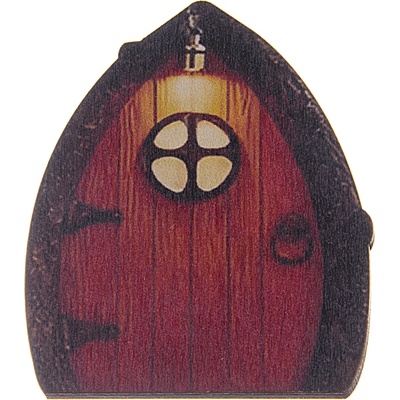 Dekorace dveře dřevěné 8x7cm Varianta: 1