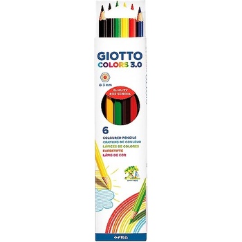 GIOTTO Цветни моливи GIOTTO Colors 3.0 хексагонални 6 броя 2768 00 (2768 00)