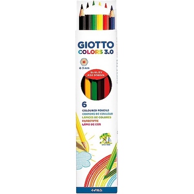GIOTTO Цветни моливи GIOTTO Colors 3.0 хексагонални 6 броя 2768 00 (2768 00)