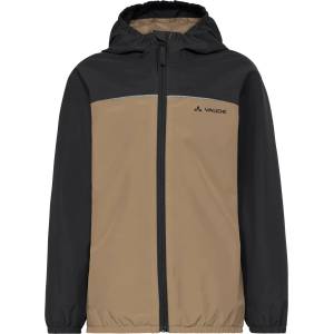 VAUDE Детско водоустойчиво яке Vaude Kid's Turaco Jacket III Waterproof jacket - Black / Oat - размер 104 (EU) (703-4519-0713)