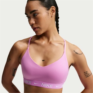 Nike Indy Light Support Women's Padded Sports Bra - Light Magenta