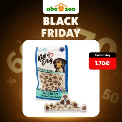 KIDDOG dentální mléčná srdíčka 80 g