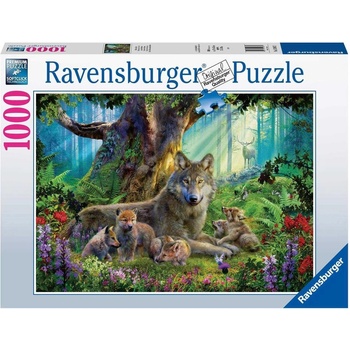 Ravensburger Пъзел Ravensburger от 1000 части - Горска идилия (15987)