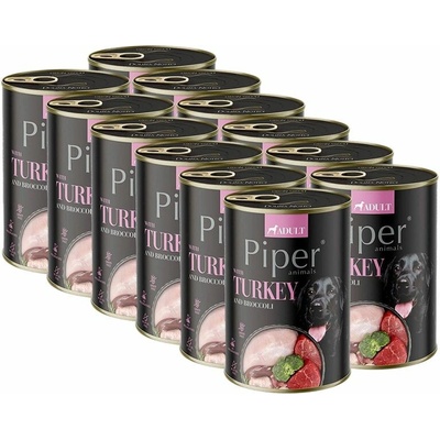 Piper Adult krůtí a brokolice 12 x 400 g