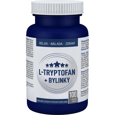Clinical L-Tryptofán + bylinky 100 kapsúl