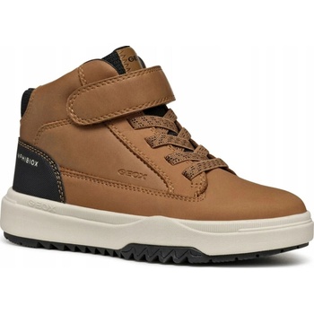 Geox dětské kozačky textilní hnědé