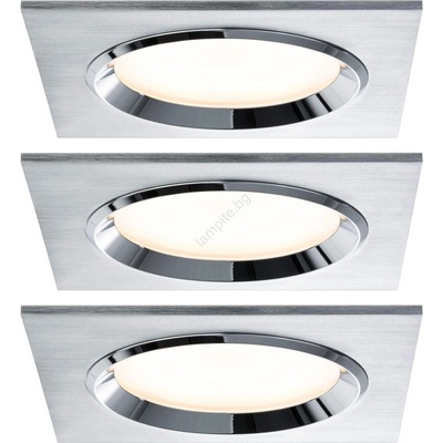 Paulmann 92696 - К-кт 3xLED/8W Димируема лампа за вграждане DICE 230V (W4753)