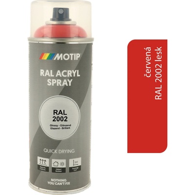 Motip Acryl 400 ml RAL 2002 lesk