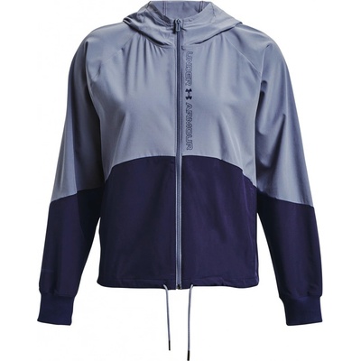 Under Armour Woven FZ Jacket W fialová