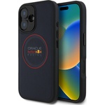 Red Bull Racing Кейс Red Bull за iPhone 16, MagSafe PU Logo and Red Ring Case - Тъмносин
