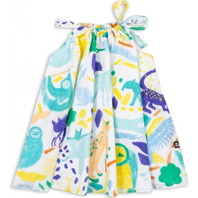 Wouki detské šaty Shiru jungle blue
