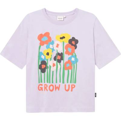 DEDICATED Дамска тениска DEDICATED Women's T-Shirt Vadstena Grow Up T-shirt - Thistle Purple (916-3964-0114)