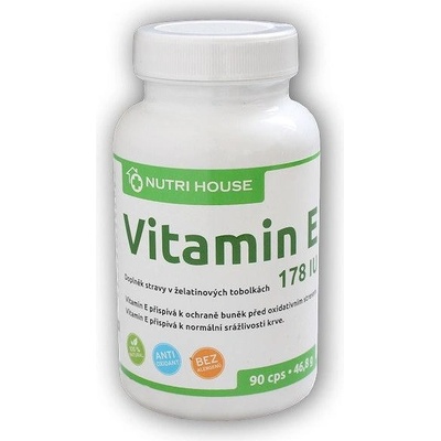 Nutristar Vitamín E 90 kapsúl