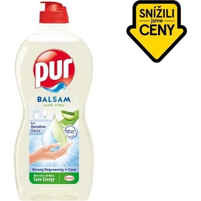 Pur Balsam Aloe Vera Čisticí prostředek na ruční mytí nádobí 450 ml