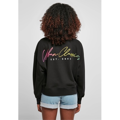 Urban Classics Дамска блуза в черно Urban Classics Oversized RainbowUB-TB5002-00007 - Черен, размер 5XL