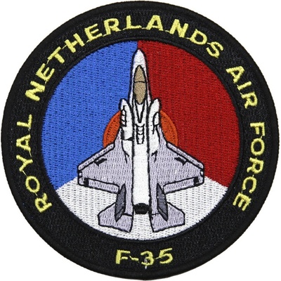 Nášivka textilní 101 Inc F-35 Royal Netherlands Air Force - barevná