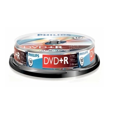 Philips DR4S6B10F/00 празен DVD диск 4, 7 GB (PH922302)