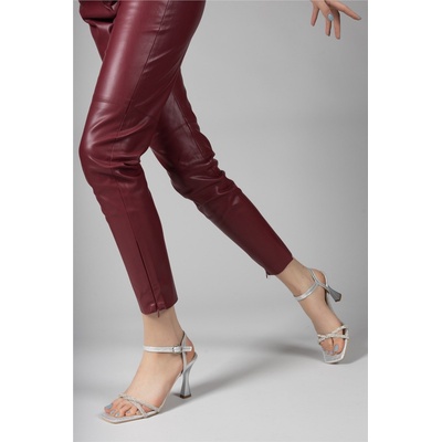 Riccon Дамски елегантни сандали 0012345 - Сребристи #326356 (326356_Сребрист)