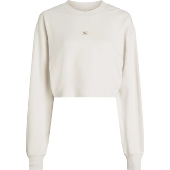 Image 1 of Calvin Klein Блуза Calvin Klein Jeans Women's Cropped Relaxed Fit Sweatshirt - Chalk
