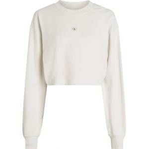 Calvin Klein Блуза Calvin Klein Jeans Women's Cropped Relaxed Fit Sweatshirt - Chalk