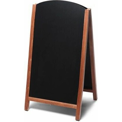 Extera.cz Reklamní křídová vysouvací tabule A, světle hnědá, 68 x 120 cm 11601