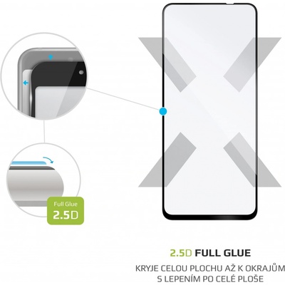 FIXED Full Cover 2,5D Tempered Glass for Xiaomi Redmi Note 10 5G, black FIXGFA-707-BK